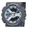 Reloj para hombre Casio G-Shock Hidden Glow Series analógico digital con correa de resina y esfera gris de cuarzo GA-110HD-8A 20