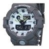 Reloj para hombre Casio G-Shock Hidden Glow Series analógico digital con correa de resina y esfera gris de cuarzo GA-700HD-8A 20
