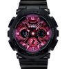 Reloj para mujer Casio G-Shock analógico digital con correa de resina y esfera burdeos de cuarzo GMA-S120RB-1A 200M