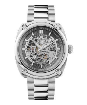 Reloj para hombre Ingersoll The Michigan de acero inoxidable con esfera esqueleto gris automático I13304