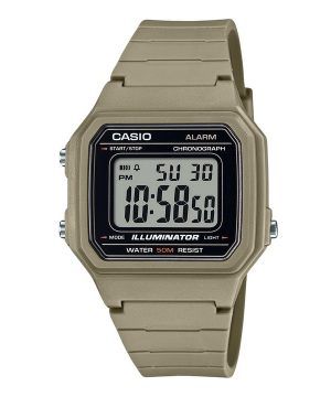 Reloj Casio Youth Digital con correa de resina de cuarzo W-217H-5AV para hombre