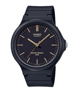 Reloj Casio MW-240-1E2V de cuarzo con esfera negra y correa de resina analógica estándar para hombre