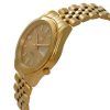 Reloj para hombre Seiko 5 en tono dorado, acero inoxidable, esfera dorada, automático, 21 joyas, SNKF90J1