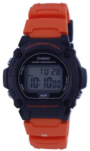 Reloj Casio Youth Digital Alarm Cuarzo W-219H-4AV W219H-4 para hombre
