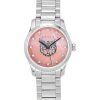 Reloj para mujer Gucci G-Timeless Diamond Accents con esfera de nácar rosa y cuarzo YA1265025