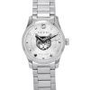 Reloj para mujer Gucci G-Timeless de acero inoxidable con esfera plateada y cuarzo YA126595